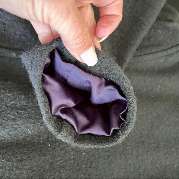 BODEN Boiled Wool Jacket - Black - US Size 6 - Picture 6 of 9